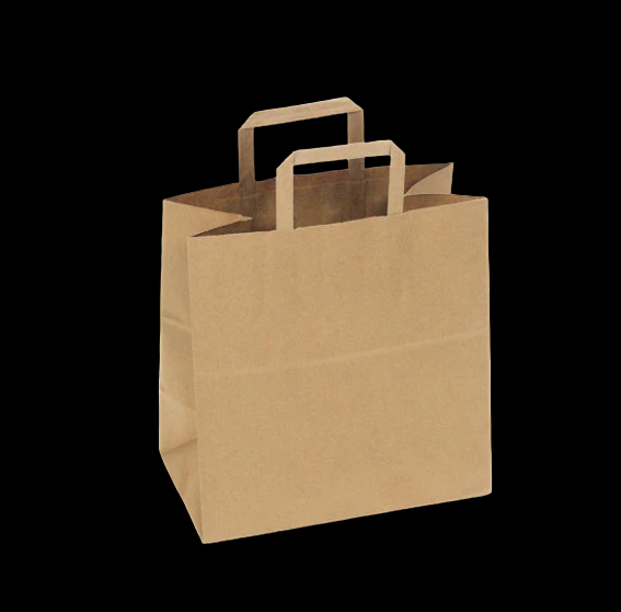 CRAFT PAPER HANDLE BAG - 250 BAGS